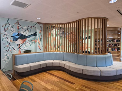Interior photo of the Youth Cancer Centre