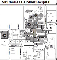 SCGH Outpatient Clinic Map