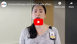 Immunotherapy and related side effects video still